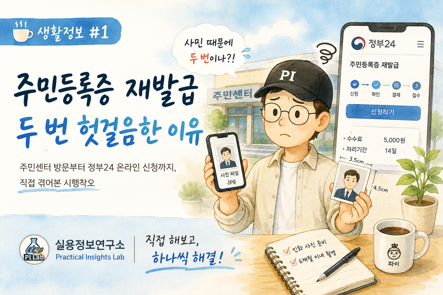 주민등록증 재발급 방법, 직접 해보니 두 번 헛걸음한 이유