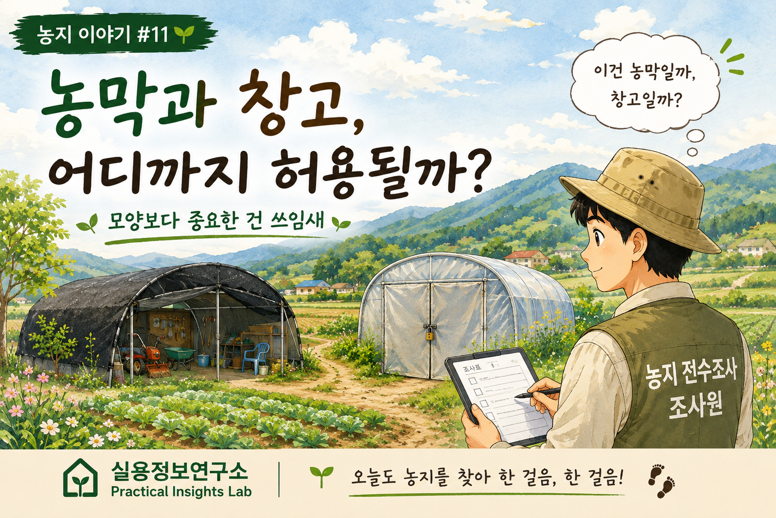 농지에 농막이나 창고, 어디까지 허용될까? 불법 기준 알아보기
