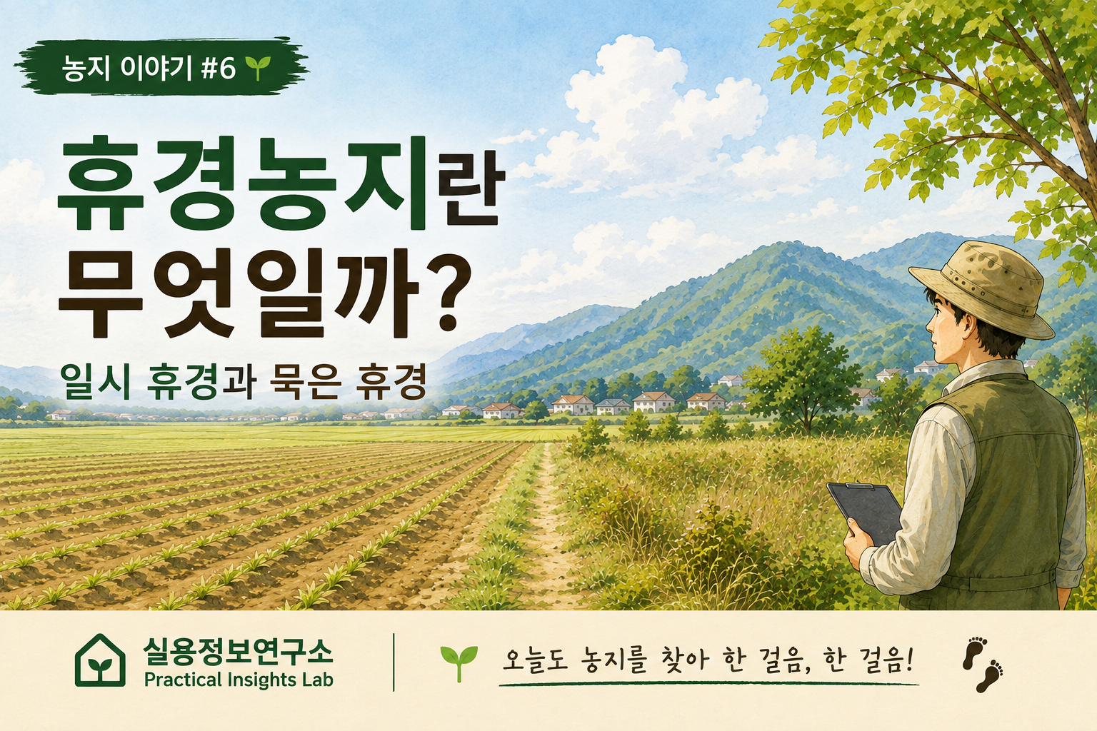 휴경농지란? 일시 휴경과 묵은 휴경 구분 방법