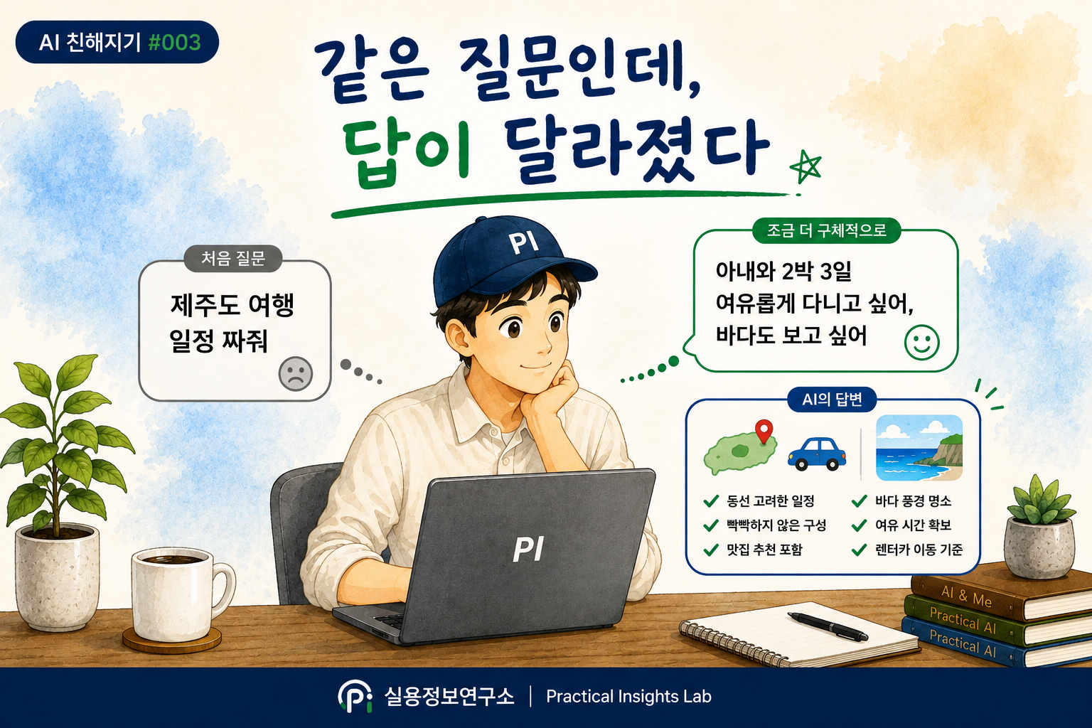AI에게 질문하기, 이렇게 물어보면 답이 달라집니다