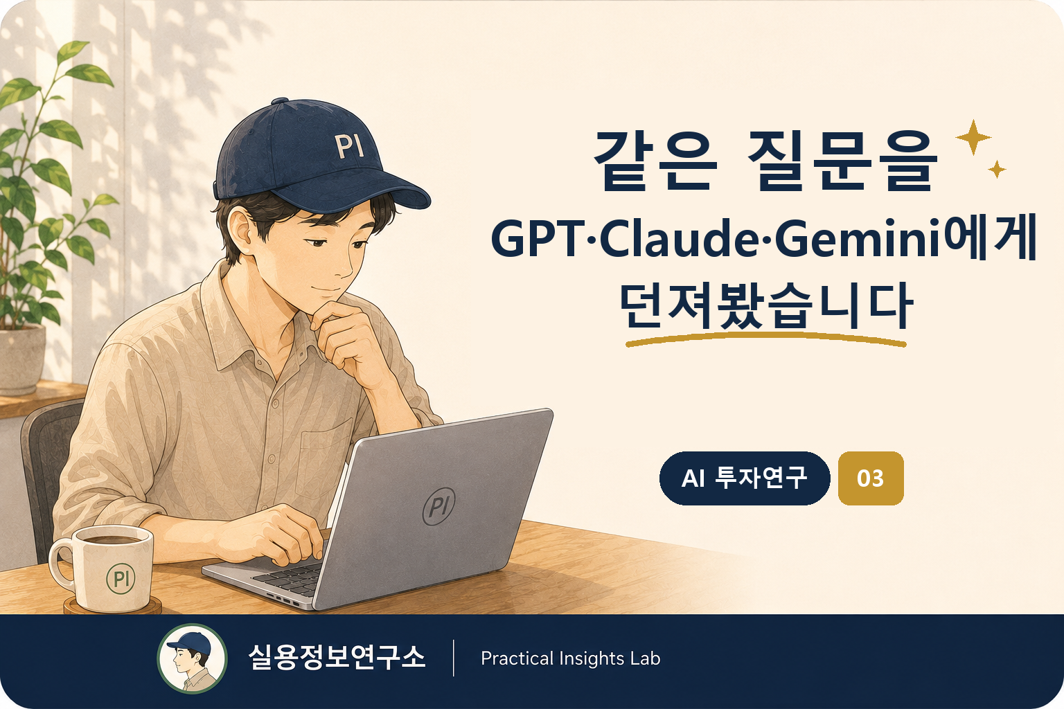 같은 질문을 GPT·Claude·Gemini에게 던져봤습니다