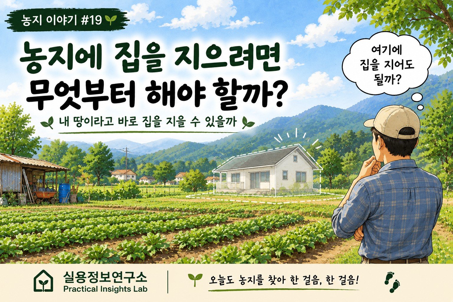 농지에 집을 지으려면 무엇부터 해야 할까?