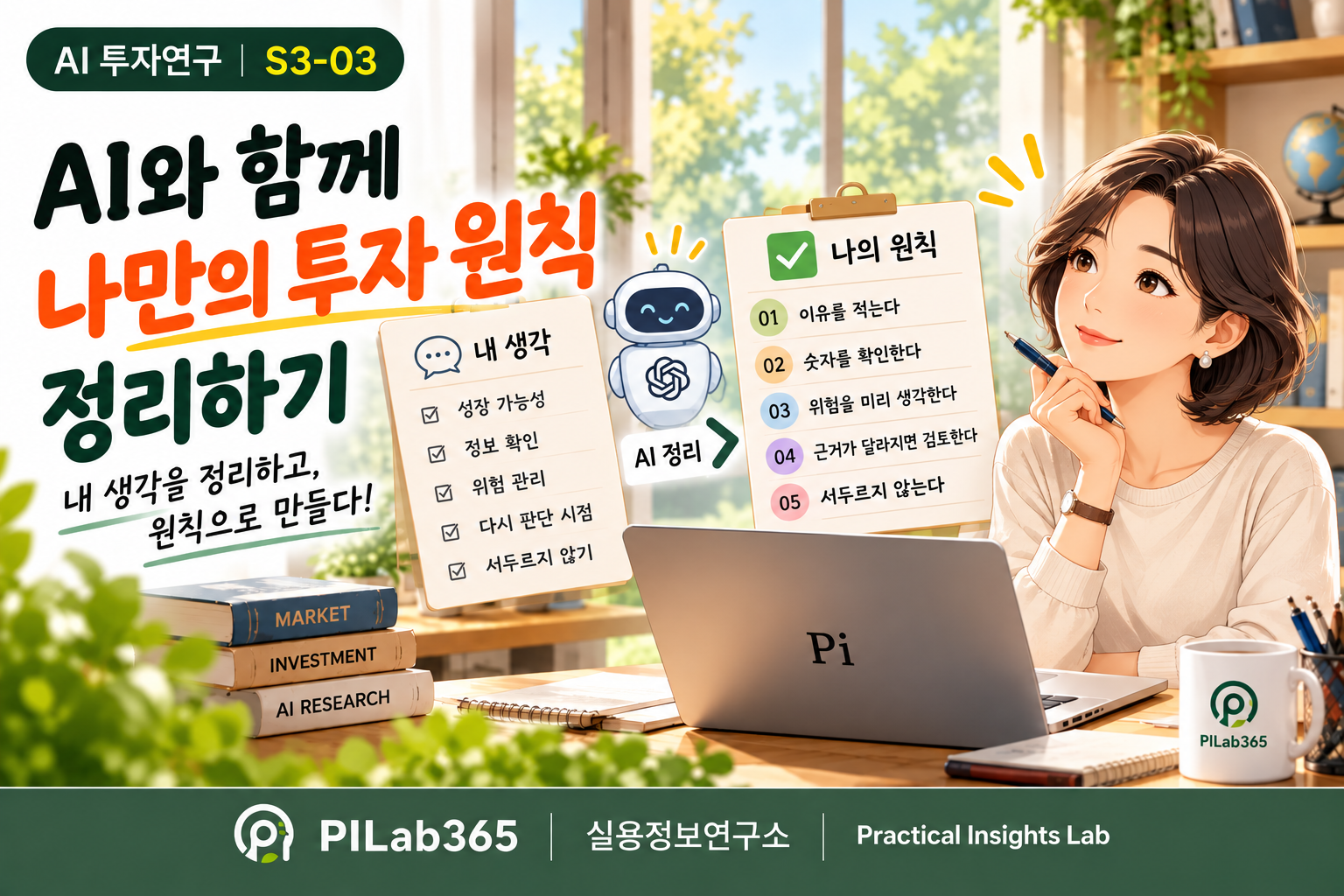 AI와 함께 나만의 투자 원칙 정리하기