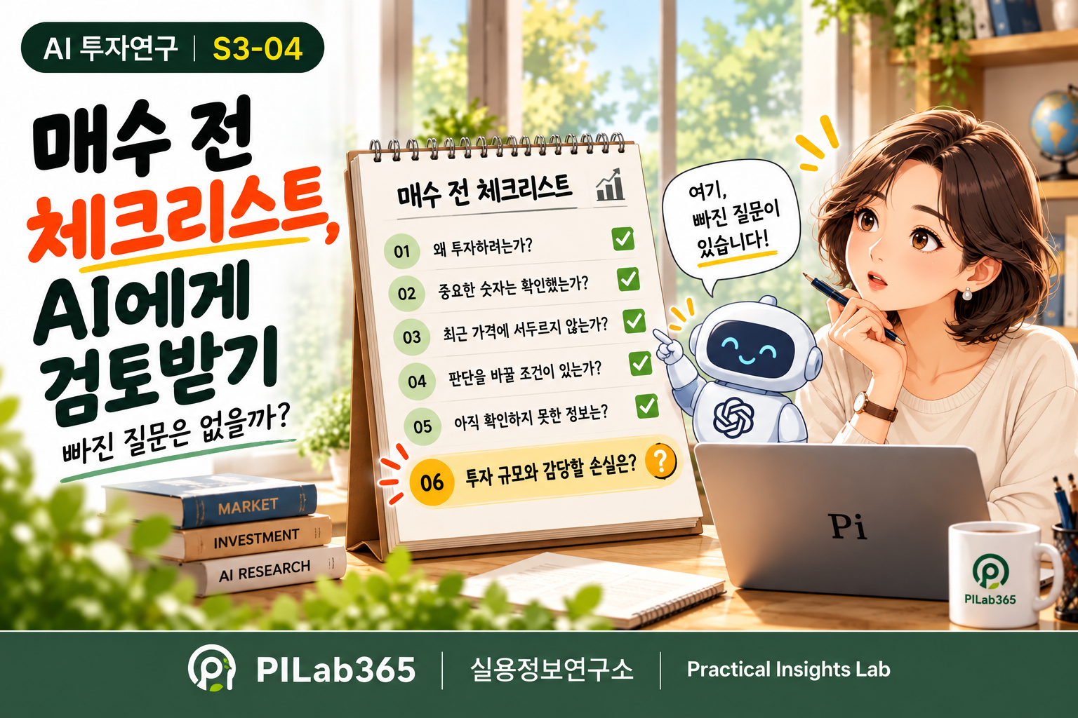 매수 전 체크리스트, AI에게 검토받기