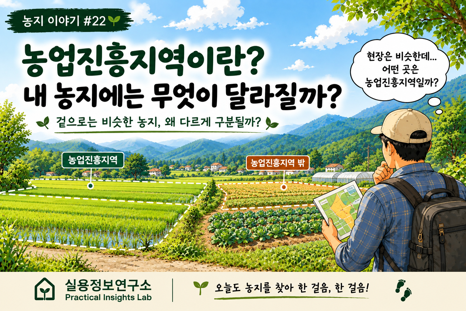 농업진흥지역이란? 내 농지에는 무엇이 달라질까?